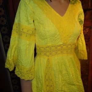 Day of the Dead Mexican Boho Hippie Dress